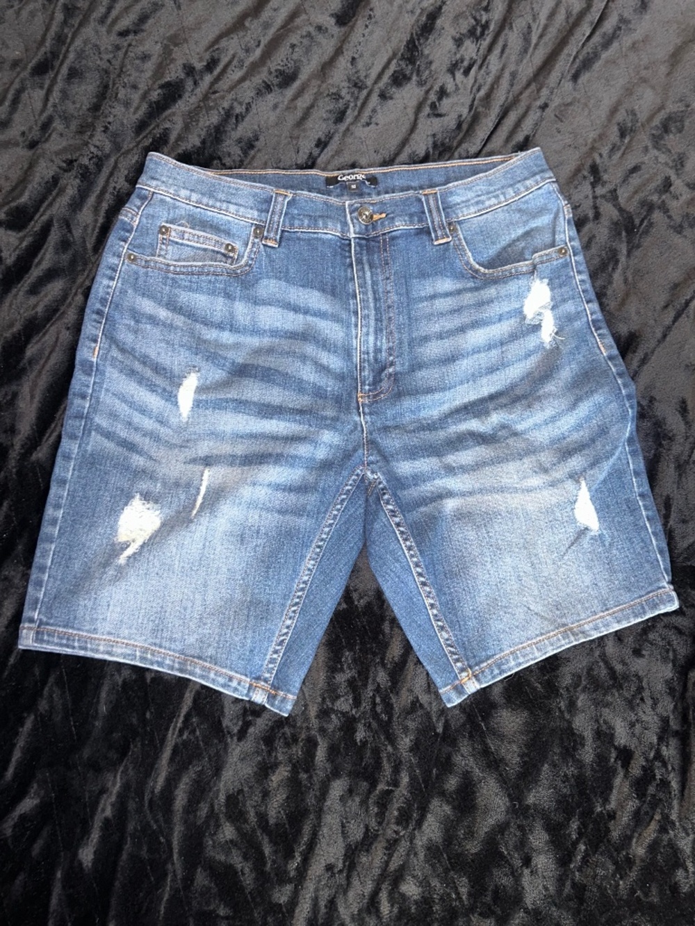 George Denim Shorts